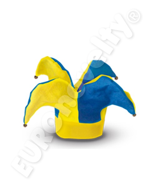 Gorro Arlequin Amarillo/Azul C/1
