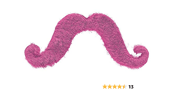 Moustache Colores Rosa C/1