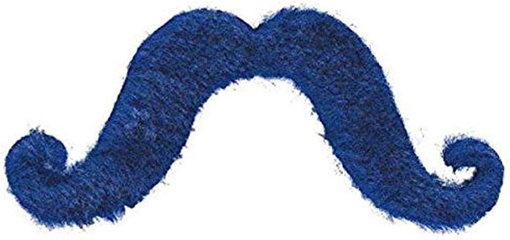 Moustache Colores Azul C/1