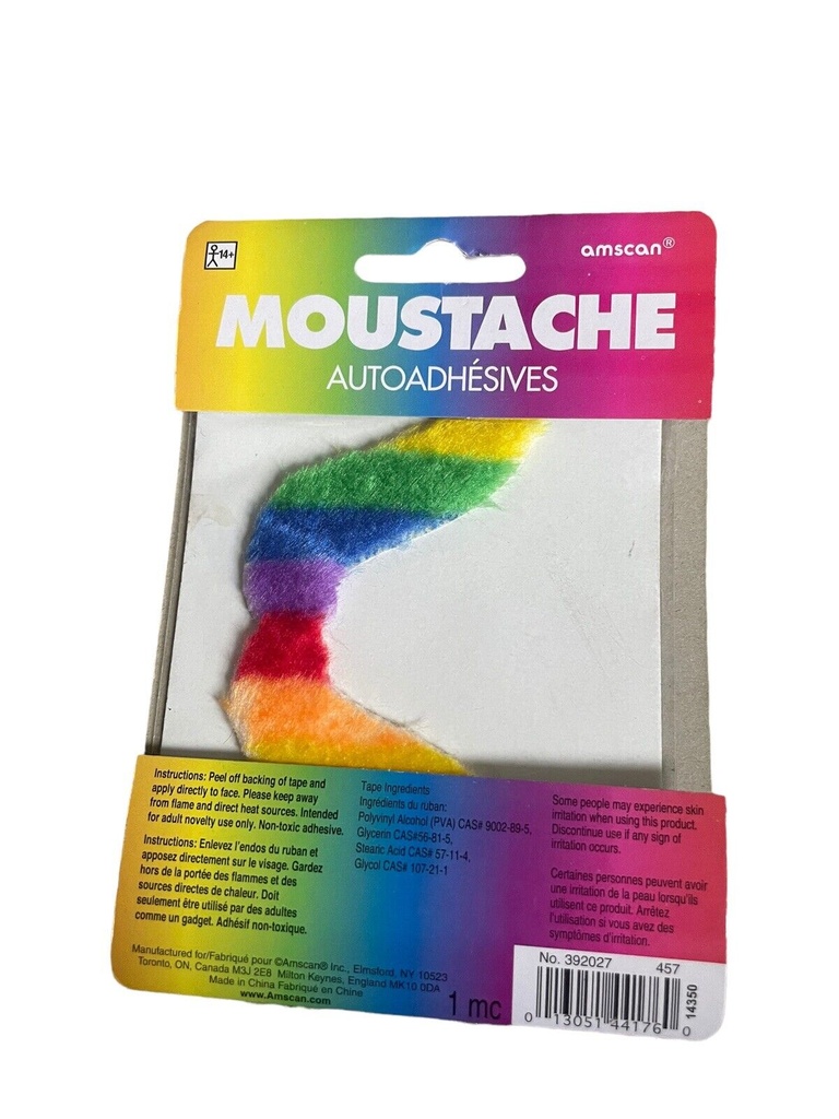 Moustache Colores Multicolor C/1