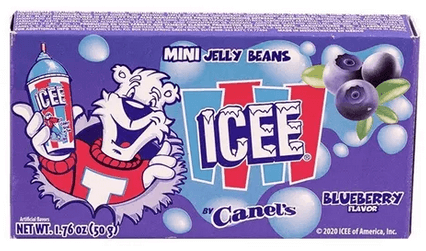Icee Mini Jelly Beans Mora Azul C/50g