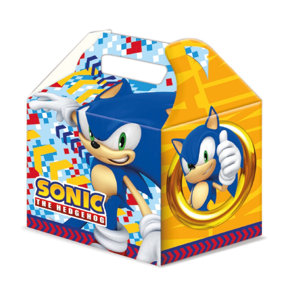 Caja Para Dulces Sonic C/6