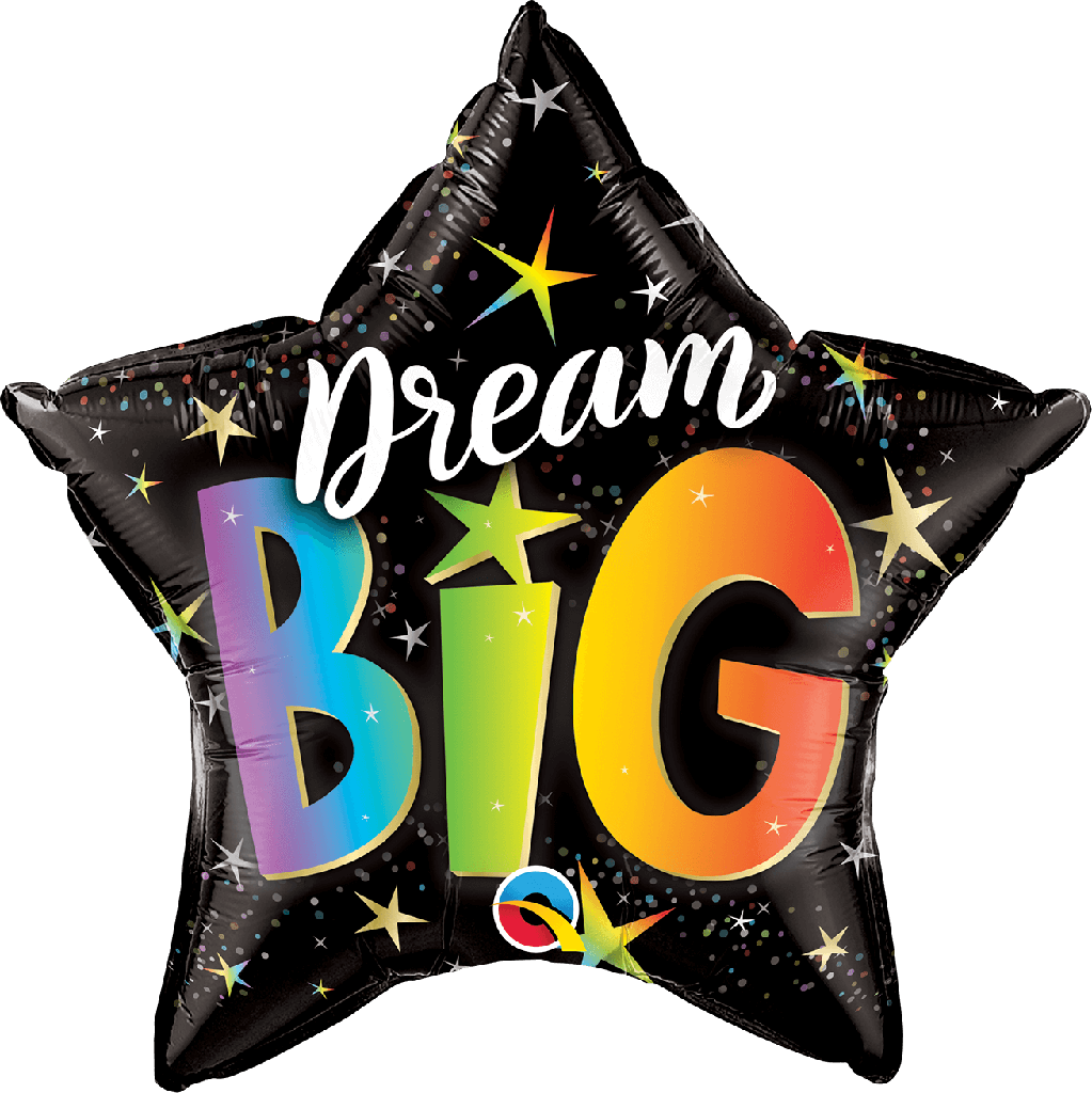 Globo 18" Dream BIG Estrellas