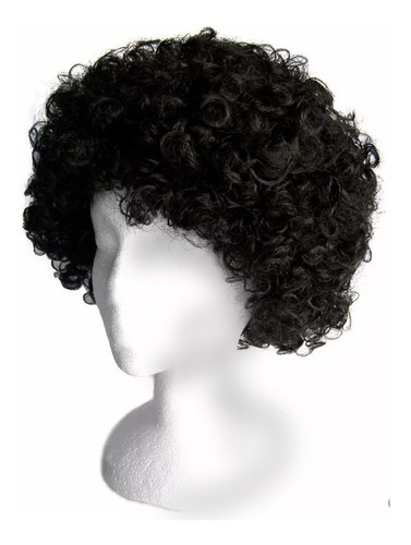 Peluca Afro Negra C/1