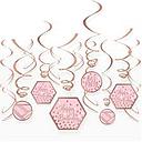 Swirl Deco Blush Birthday C/12