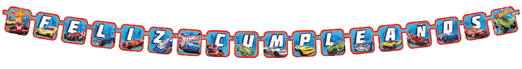 Letrero Movil Hot Wheels C/1