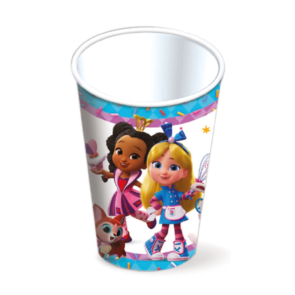 Vaso 9oz Alice Wonderland C/6