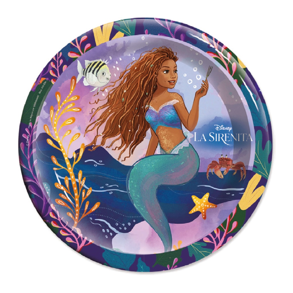 Plato 7" Little Mermaid C/6