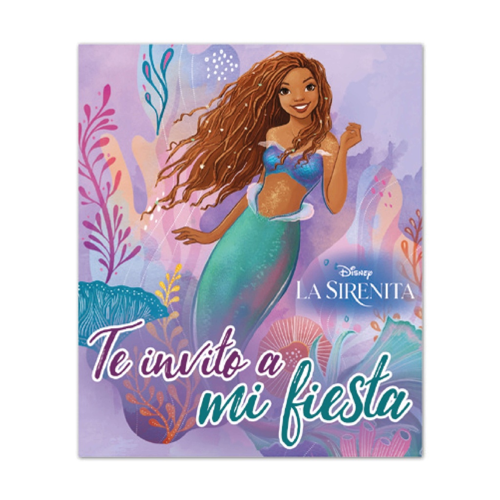 Invitacion Little Mermaid C/6