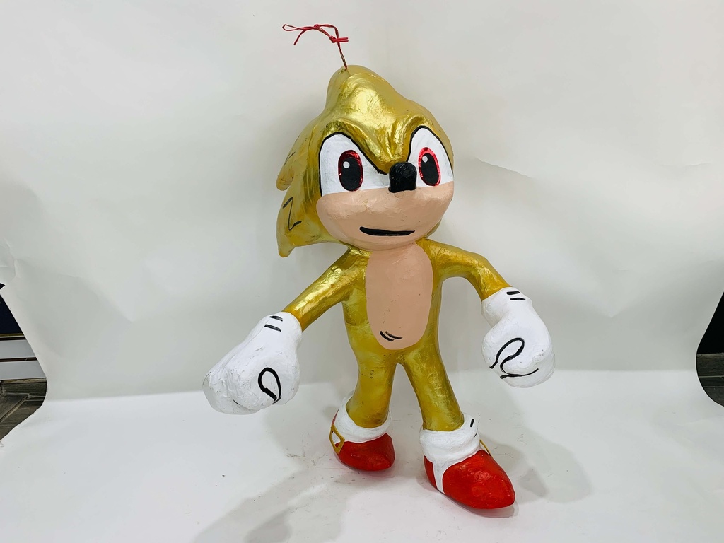 Piñata Figura G Erizo Dorado