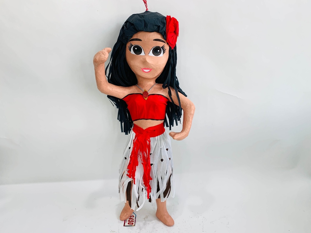 Piñata Figura G Princesa Polinesia