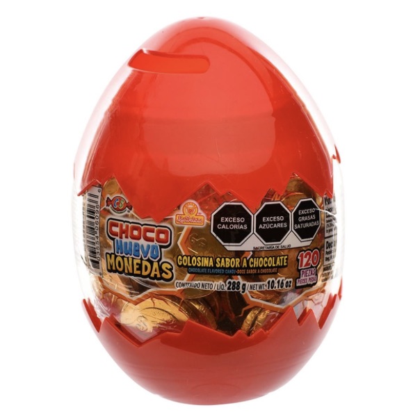 Choco Huevo Monedas C/120