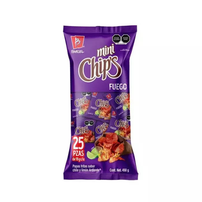 Mini Chips Fuego C/25