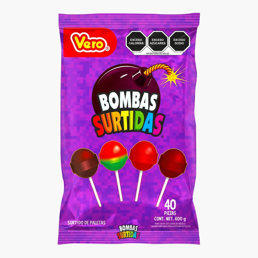 Paleta Bomba Surtida C/40