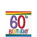 Servilleta CH Rainbow Birthday Edades 60 C/16