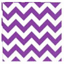 Servilleta CH Chevron Purple C/16