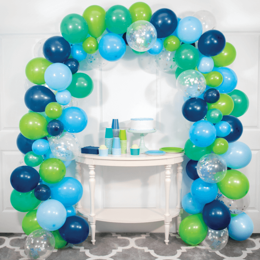 Balloon Garland Blue Green C/1