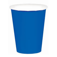 Vaso 9oz Azul Rey C/20
