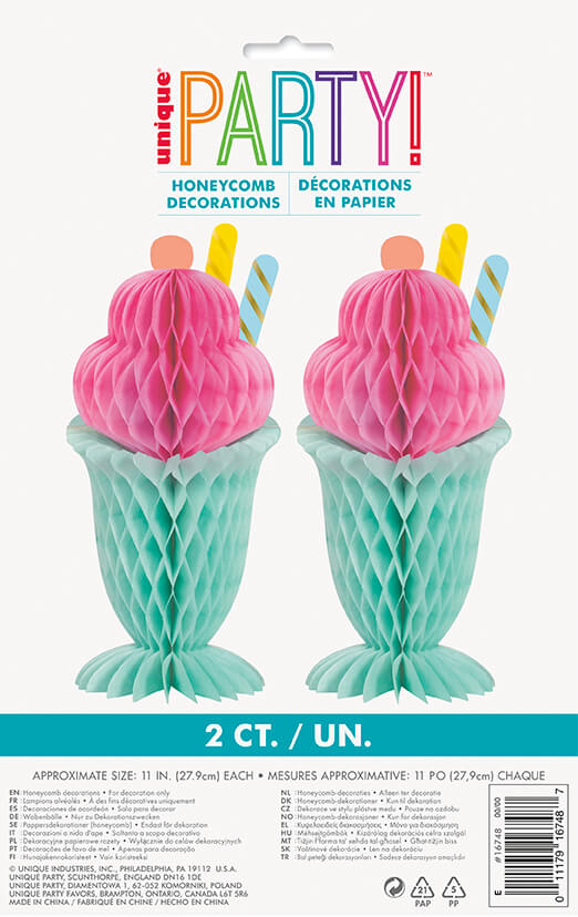 Centro De Mesa Ice Cream C/2