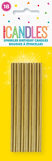 Velas Chispenates Gold C/18