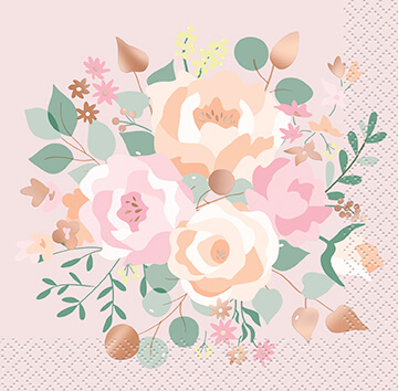Servilleta CH Pink Blooms C/16
