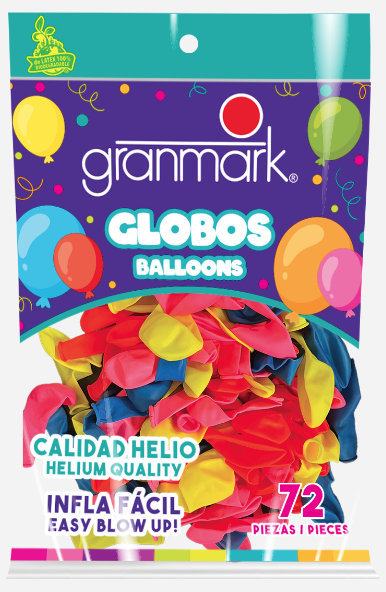 Bolsa De Globos 7" Colores Neon C/72