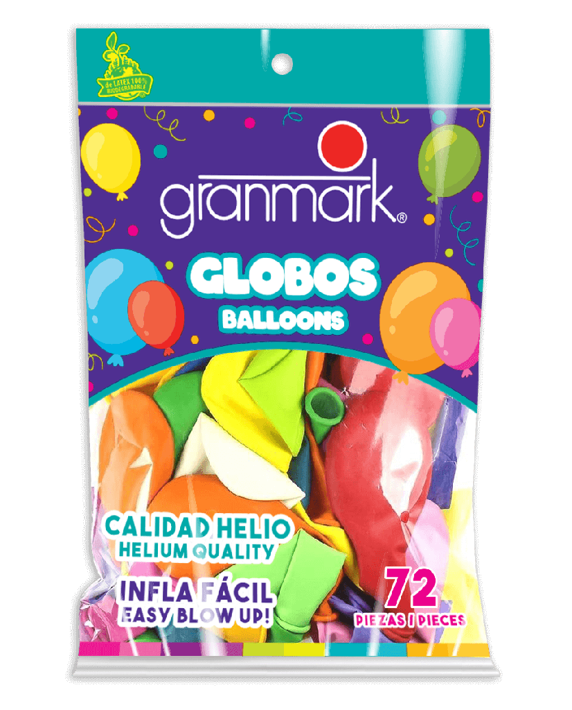 Bolsa De Globos 9" Surtido Std C/72