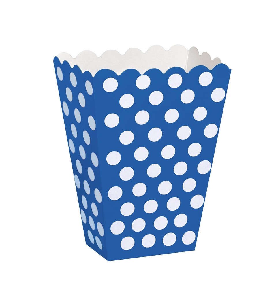 Cajas De dulce Polka Blue Royal C/8