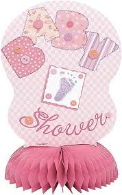 Centro De Mesa Baby Shower Niña C/4