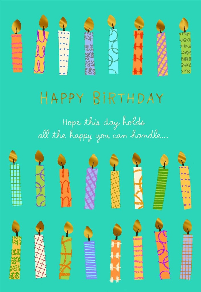 Tarjeta Happy Birthday Velitas C/1