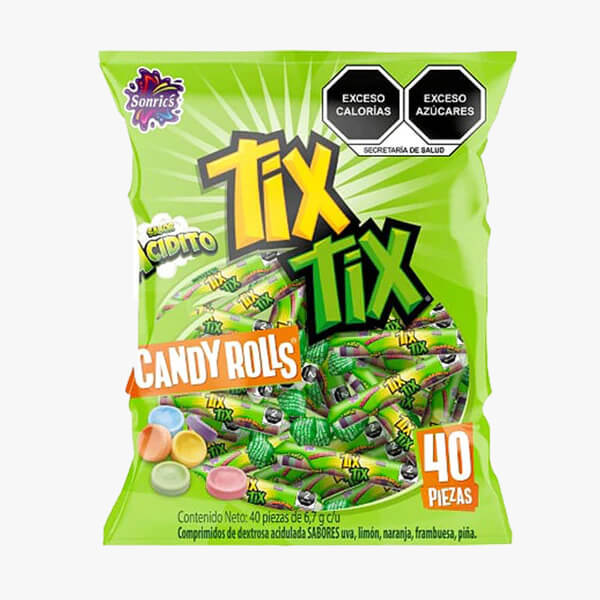 Tix Tix Candy Rolls C/40