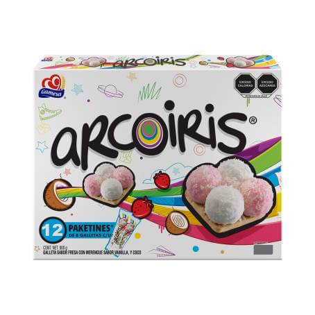 Galleta Arcoiris Paq C/12