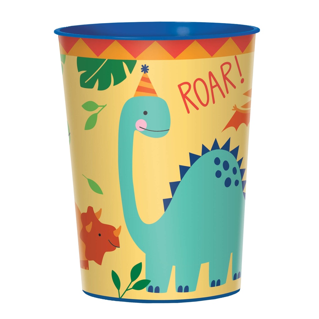 Vaso 16oz Rigido Dino-Mite Party C/1