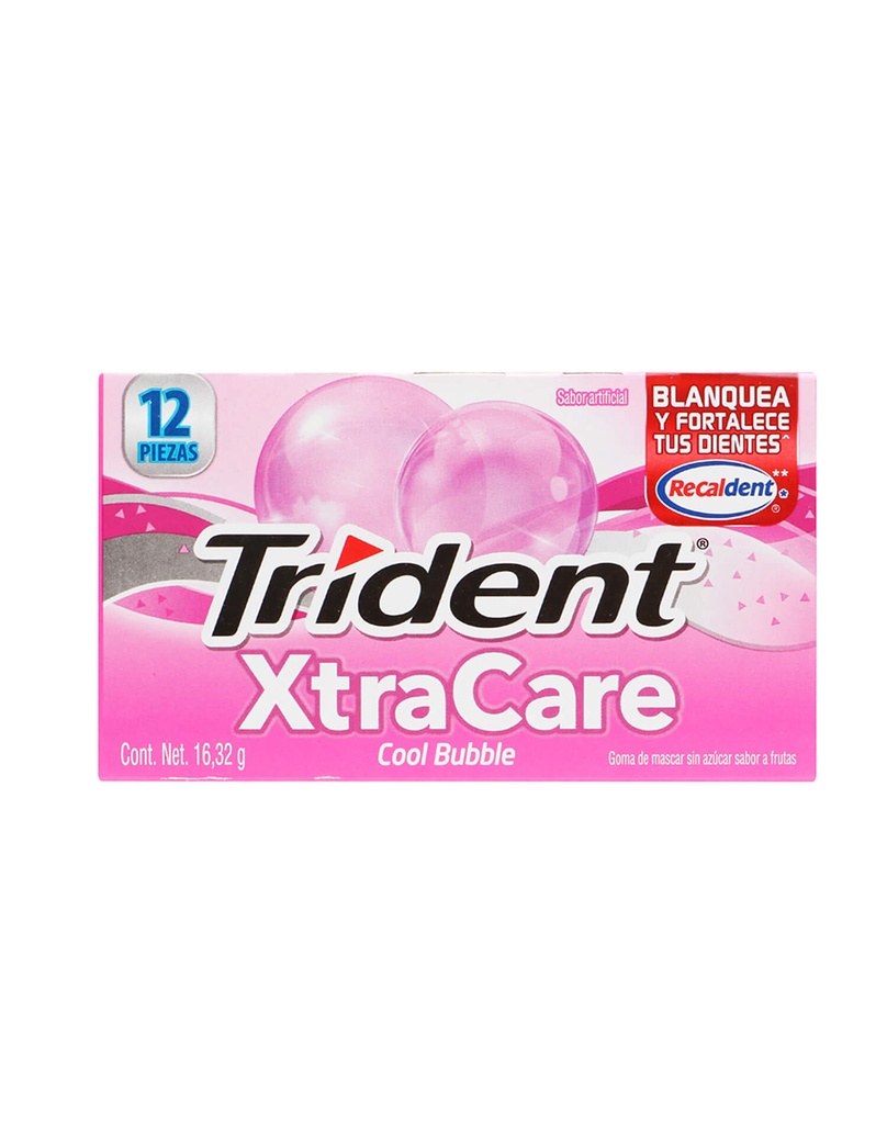 Chicle Trident Cool Bubble C/13.6g