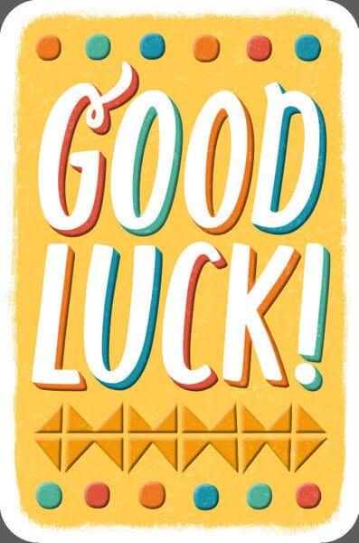 Mini Tarjeta Good Luck! C/1