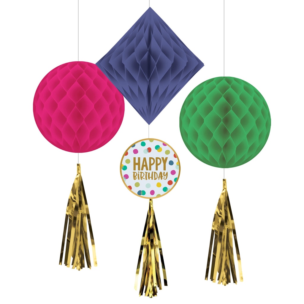 Hanging Decorations Happy Dots C/3