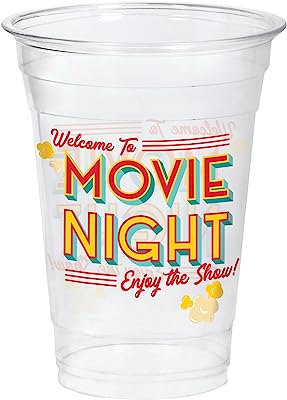 Vaso 16oz Movie Night C/20