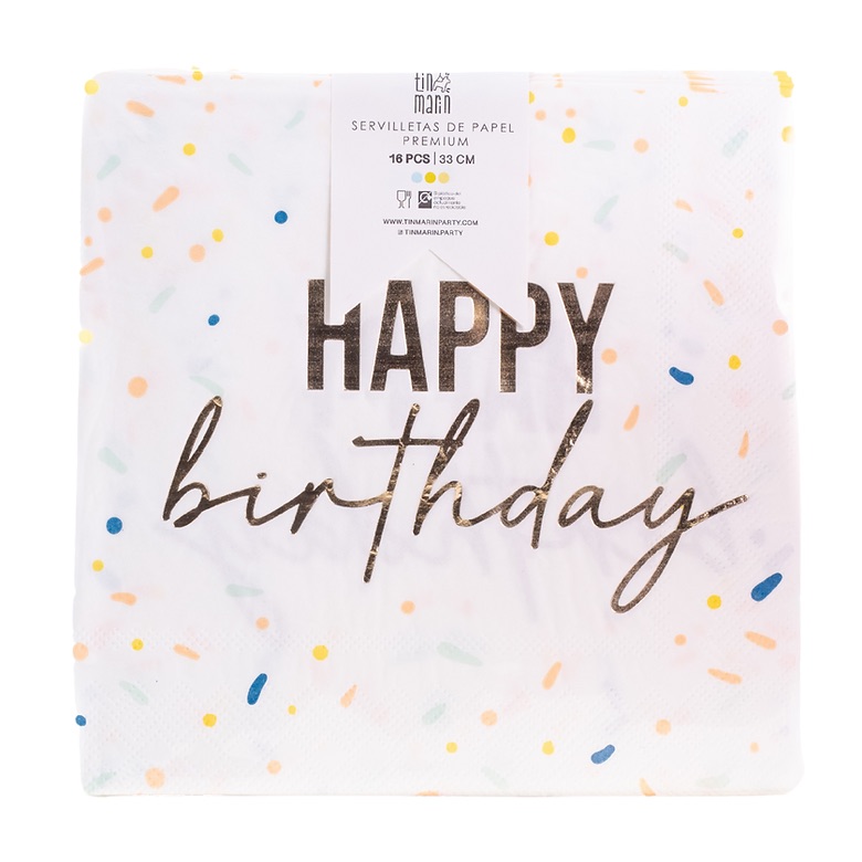 Servilleta G Happy Party C/16