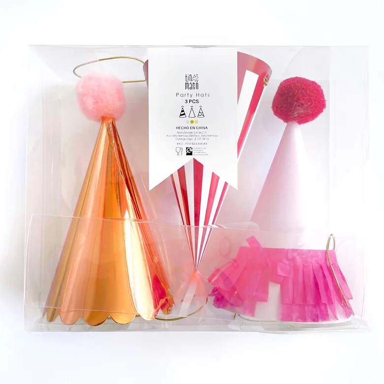 Party Hat With Pompom C/3