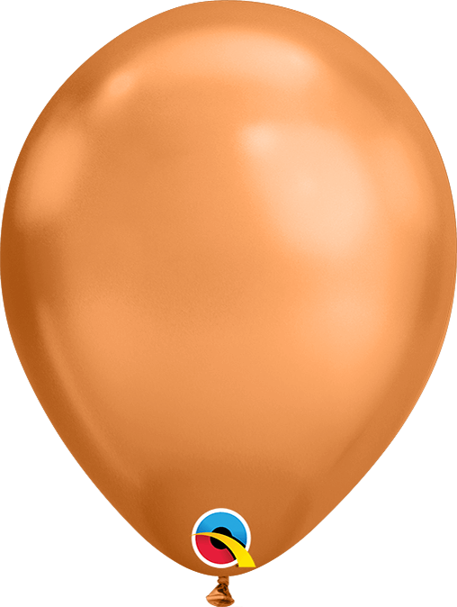 Globo 7" Latex Cobre Chrome C/1