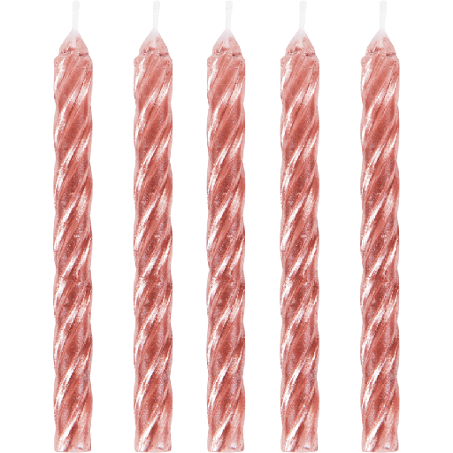 Velas Rainbow Metalic Rose Gold / Chrome C/24