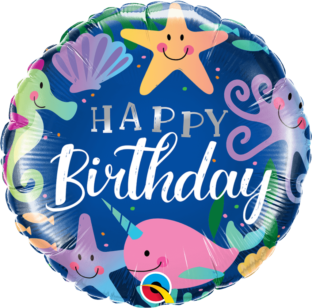 Globo 18" HBDay Diversion Bajo Del Mar C/1