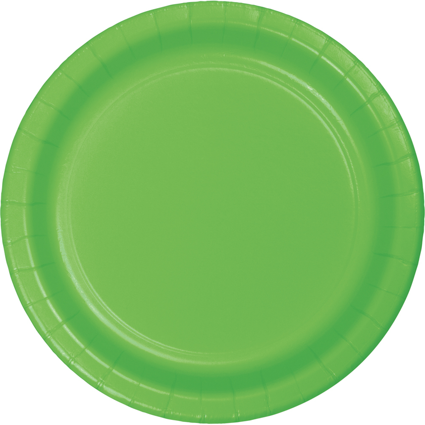 Plato 7" Verde Limon C/8