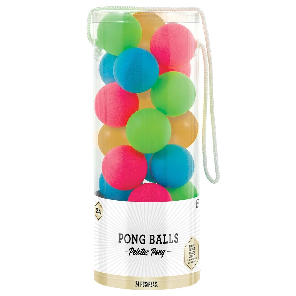 Pong Balls / Beer Pong Neon C/24