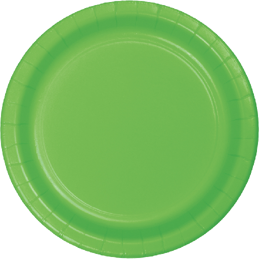 Plato 9" Verde Limon C/8
