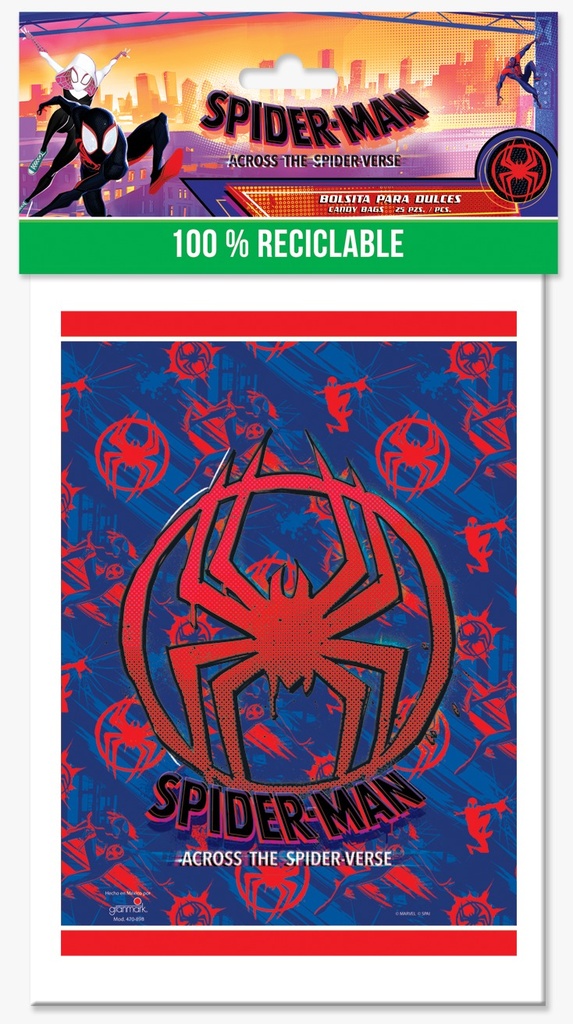 Bolsa Dulcera Spiderman Across The Spiderverse  C/25