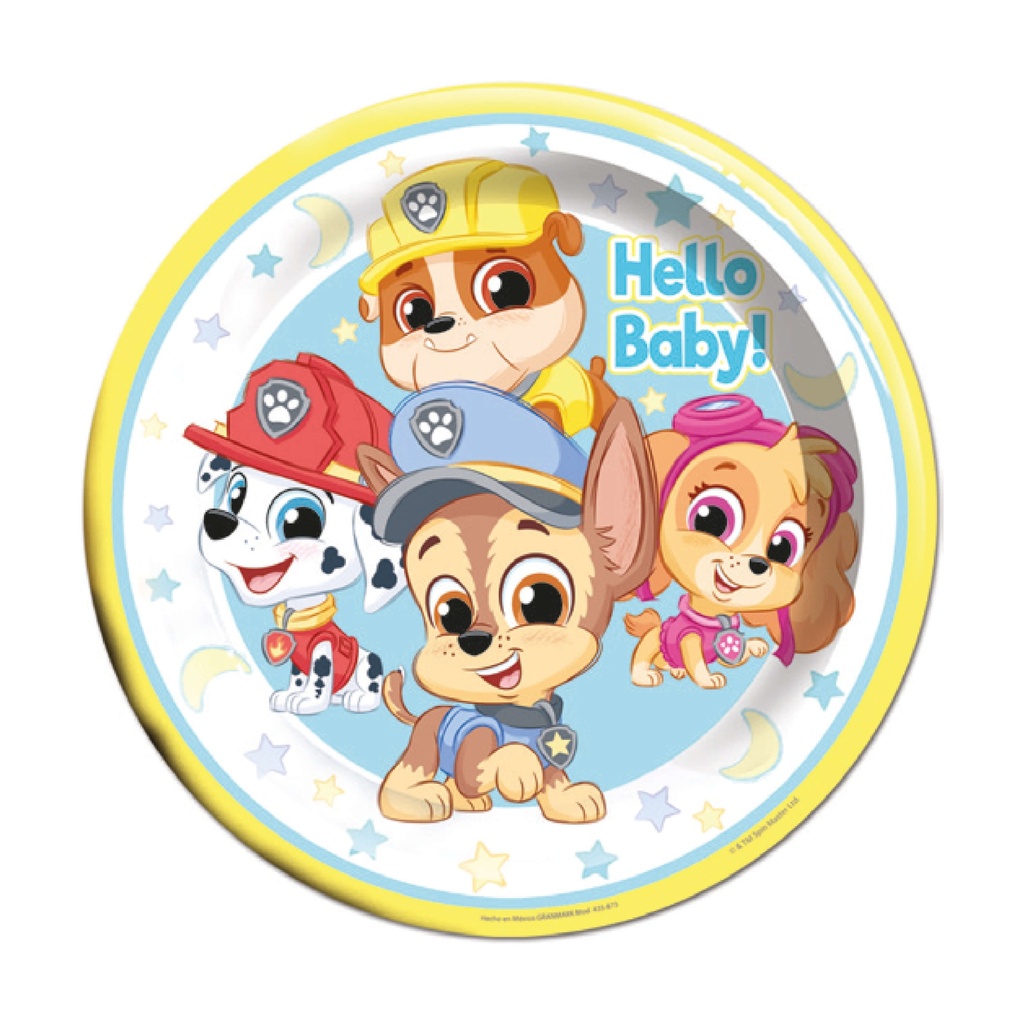 Plato 7" Paw Patrol Baby C/6