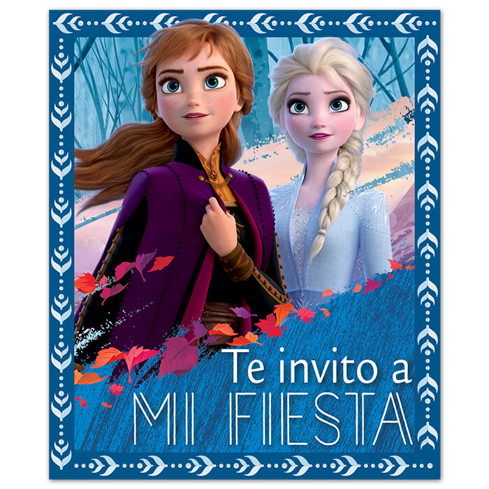 Invitaciones Frozen C/6