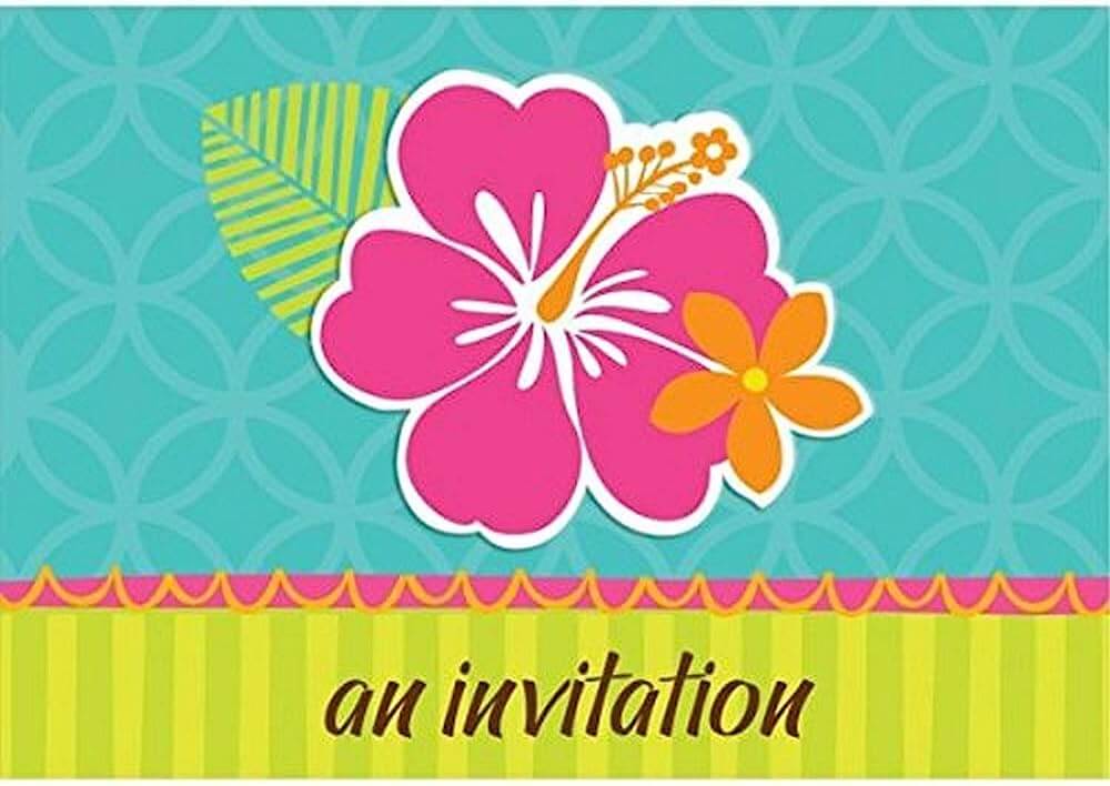 Invitaciones Flores C/50