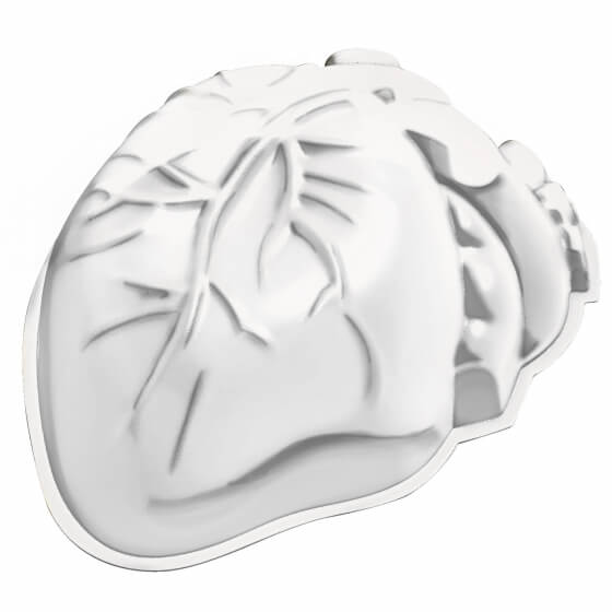 Large Plastic Mold Corazon Halloween C/1